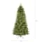 8ft. Pre-Lit Vancouver Fir Natural Look Artificial Christmas Tree with Clear LED Lights